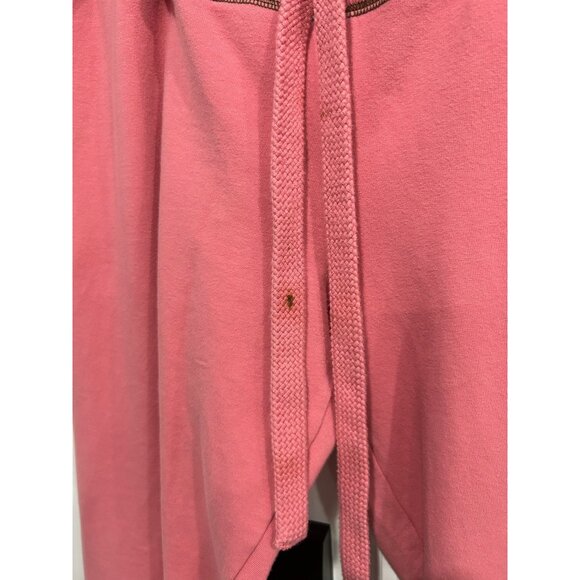 City Lights Cropped Lounge Pants Pink Sz XL Pull On Cargo Drawstring Comfort - Picture 5 of 11